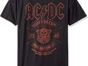 ACDC Liquid Blue Playera para Hombre diseño de Done Dirt