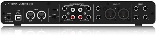 BEHRINGER Audio Interface 4Channel UMC404HD U-PHORIA