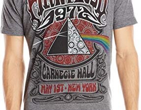 Liquid Blue Pink Floyd Carnegie salón Playera para Hombre color Gris